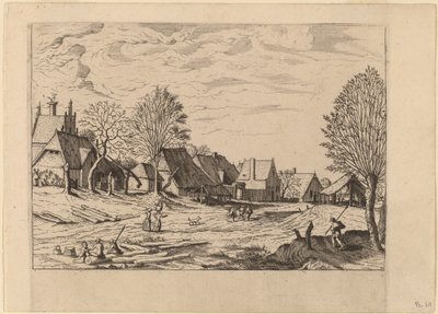 Landsbygate av Johannes van Doetechum, the Elder and Lucas