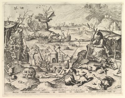 The Temptation of St. Anthony.n.d. Skapere: Johannes van Doetecum I, Lucas van Doetecum. av Johannes and Lucas van Doetecum