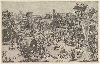 Kermis of Saint George, ca. 1569, trykt 1601. av Johannes van Doetecum I