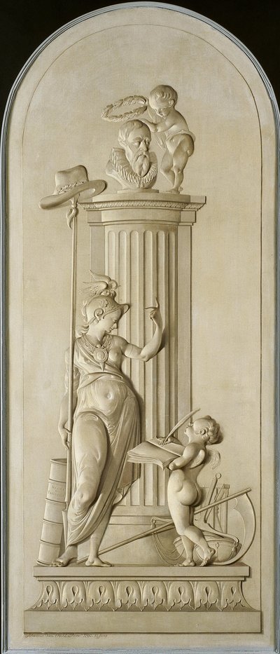Allegori om frihet av Johannes van Dregt (signed by artist)