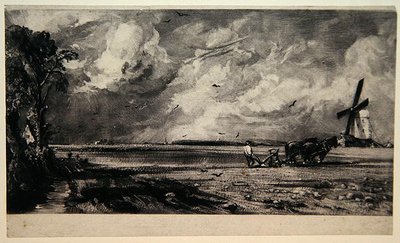 Spring, gravert av David Lucas (1802-81), ca. 1829 (mezzotint og svart karbonblekk på papir) av John (after) Constable