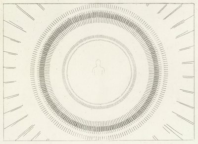 The Beatific Vision, Paradise, Canto 33 (gravering) av John (after) Flaxman