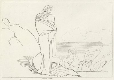 Simonybukten, Inferno, Canto 19 (gravering) av John (after) Flaxman