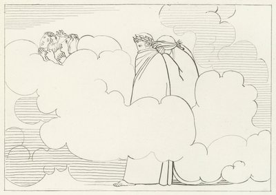Røykregionen, Skjærsilden, Canto 16 (gravering) av John (after) Flaxman