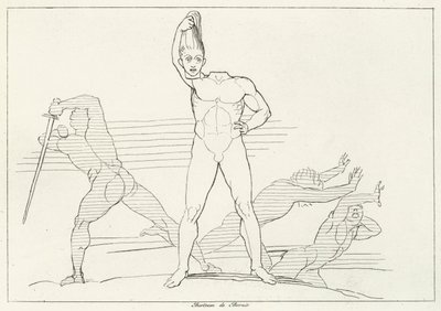 The Schismatics, Inferno, Canto 28 (gravering) av John (after) Flaxman