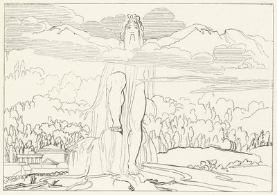 Statuen av fire metaller, Inferno, Canto 14 (gravering) av John (after) Flaxman
