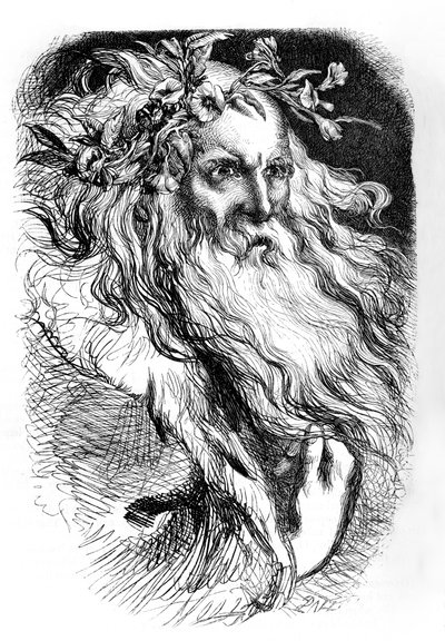 kong Lear av John (after) Gilbert
