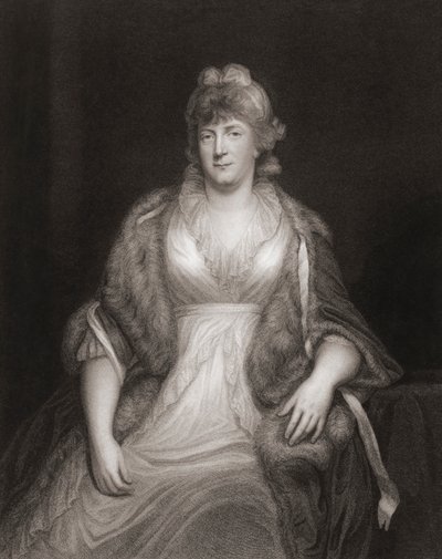 Prinsesse Wilhelmina av Preussen. Portrett av John (after) Hoppner