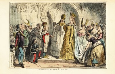 Kong Henry VI av England giftet seg med Margaret av Anjou i Titchfield Abbey, 23. april 1445 av John (after) Leech