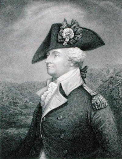 Brigadegeneral Anthony Wayne (1745-96) gravert av John Francis Eugene Prud
