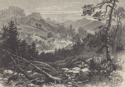 Canadian Frontierland (litho) av Walter Charles Mills