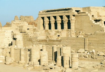 Egypt, Dandarah (Dendera), Hathor-tempelet av Walter Charles Mills
