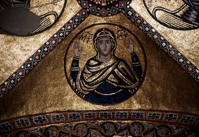 Mosaikk av Katholikon (Catholicon), klosteret Hosios Loukas (UNESCOs verdensarvliste av Walter Charles Mills