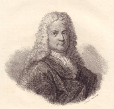 Portrett av den italienske matematikeren Jacopo Riccati (1676-1754), kobberstikk av Caterina Piotti-Pirola av Walter Charles Mills