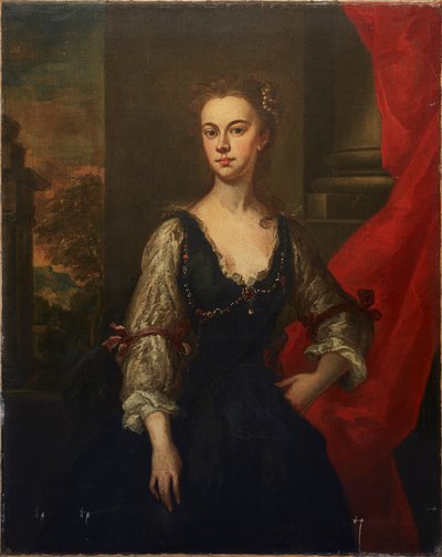 Portrait Said To Be Elizabeth, grevinne av Pembroke (1674-1739) (olje på lerret) av John (studio of) Vanderbank