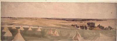 Battlefield of Crecy, 26. august 1346 av John Absolon