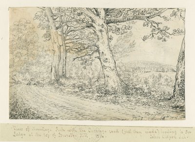 Armitage Park: pennetegning, 1814 av John Allport