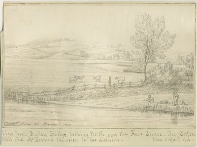 Burton-upon-Trent: penn- og blekktegning, 1818 av John Allport