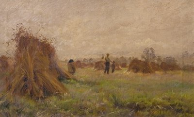 Innhøstingsscene, 1885-99 av John Anderson