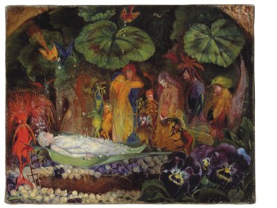 Fedronningens død av John Anster Fitzgerald