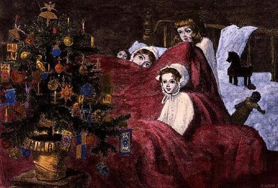 The Private View, Illustrated London News, 23. desember 1865 av John Anster Fitzgerald