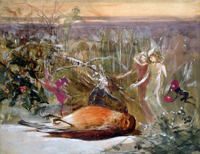 Hvem drepte Cock Robin av John Anster Fitzgerald