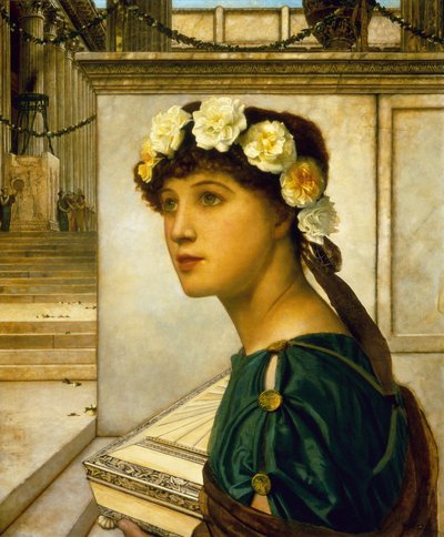 En Vestal av John Atkinson Grimshaw