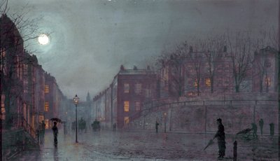 En utsikt over Hampstead, London, 1882 av John Atkinson Grimshaw