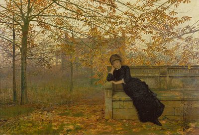 Høst angrer, 1882 av John Atkinson Grimshaw