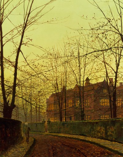 Golden Autumn (olje på lerret) av John Atkinson Grimshaw