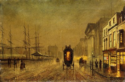 Liverpool Docks, av John Atkinson Grimshaw