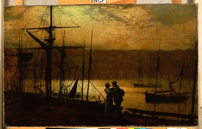 Outward Bound - utsikt over Whitby, 1887 av John Atkinson Grimshaw