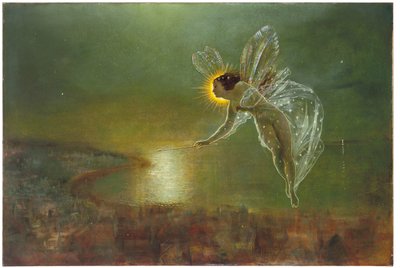 Nattens ånd, 1879 av John Atkinson Grimshaw