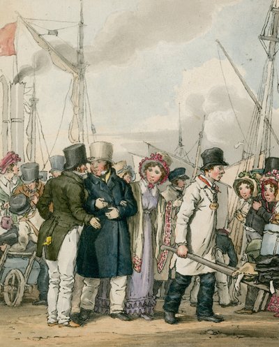 Ankommer Margate av John Augustus Atkinson
