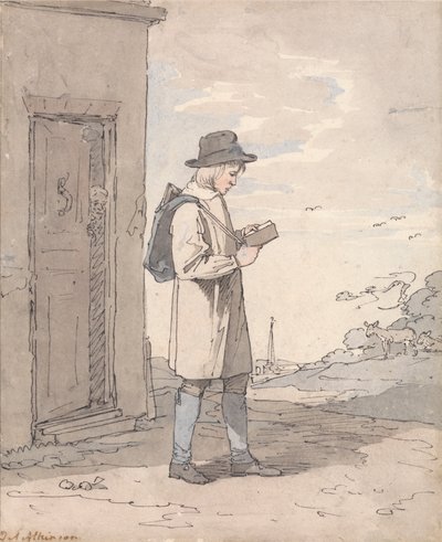 Går til skolen av John Augustus Atkinson