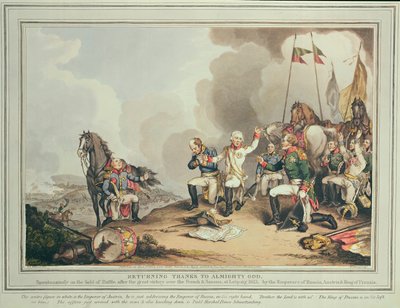 Returnerer takket være den allmektige Gud, 1814 av John Augustus Atkinson