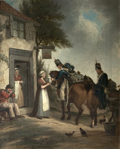 Soldiers Refreshing, ca. 1805 av John Augustus Atkinson