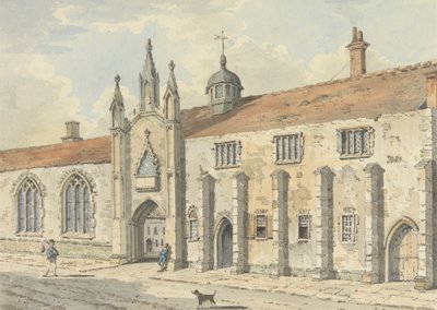 Skolen i Wells, Somerset av John Augustus Atkinson
