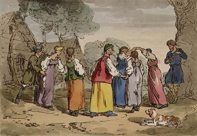 Village Amusements, plate 82 fra bind III av 