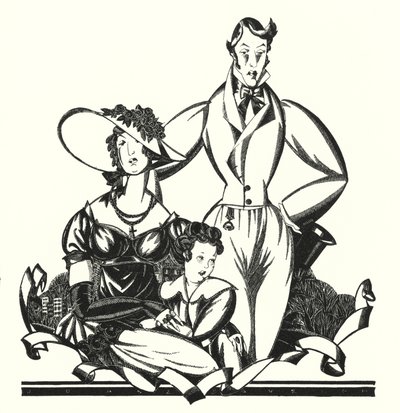 Illustrasjon for Don Juan av Lord Byron (litho) av John Austen