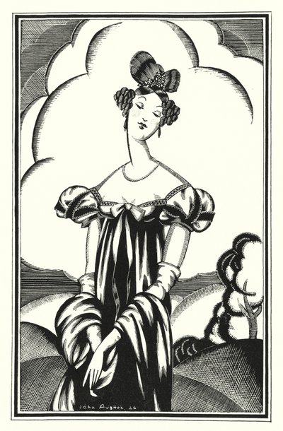 Illustrasjon for Don Juan av Lord Byron: Aurora Raby, en ung stjerne (litho) av John Austen