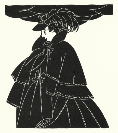 Illustrasjon for Madame Bovary av Gustave Flaubert (litho) av John Austen