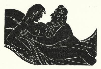 Illustrasjon for Madame Bovary av Gustave Flaubert (litho) av John Austen