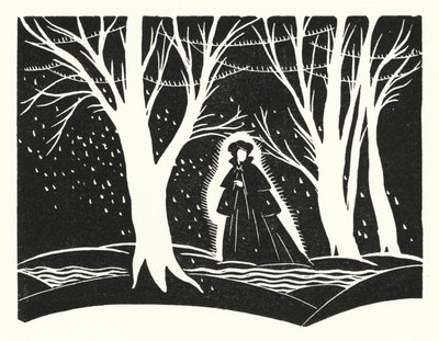 Illustrasjon for Madame Bovary av Gustave Flaubert (litho) av John Austen