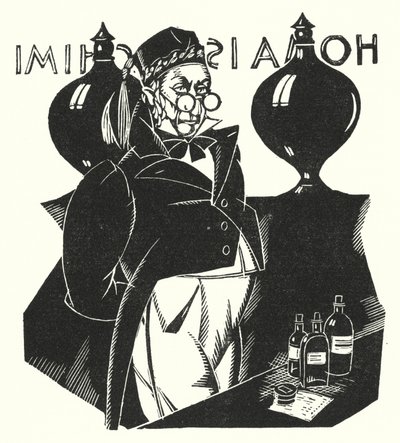 Illustrasjon for Madame Bovary av Gustave Flaubert (litho) av John Austen