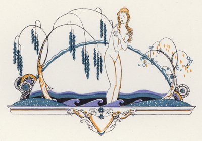 Illustrasjon for "Rogues In Porcelain", A Miscellany of Eighteenth Century Poems (farge litho) av John Austen