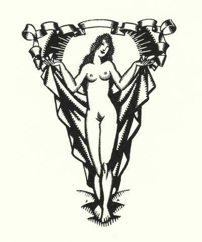 Tittelsideillustrasjon for Don Juan av Lord Byron (litho) av John Austen