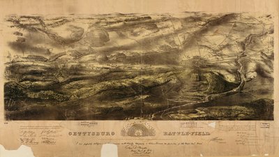 Gettysburg slagmark av John Bachelder