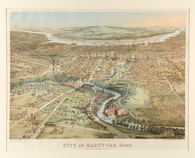 Byen Hartford, Conn. av John Bachmann