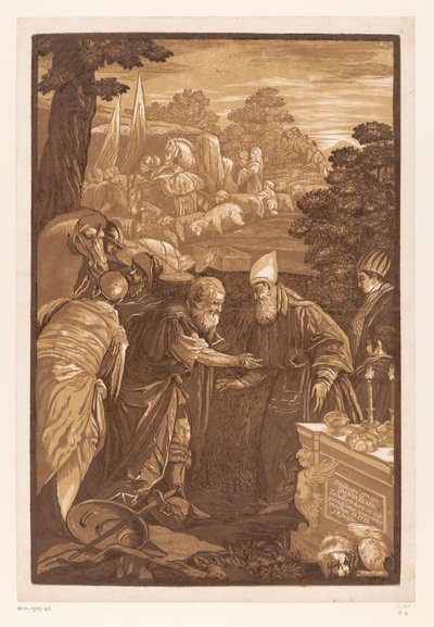Abraham og Melkisedek Kunstverk av venetianske mestere (serietittel) Opera selectiora (serietittel) av John Baptist Jackson